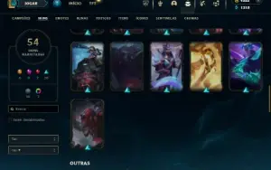 Esmeralda 3 com 90 Champs e 54 Skins + 4300 RP