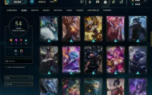 Esmeralda 3 com 90 Champs e 54 Skins + 4300 RP