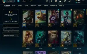 Esmeralda 3 com 90 Champs e 54 Skins + 4300 RP