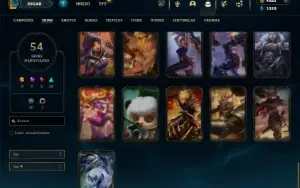 Esmeralda 3 com 90 Champs e 54 Skins + 4300 RP