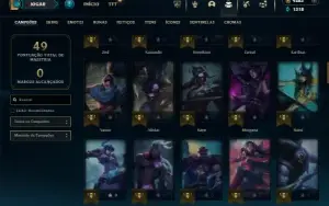 Esmeralda 3 com 90 Champs e 54 Skins + 4300 RP