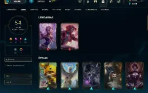 Esmeralda 3 com 90 Champs e 54 Skins + 4300 RP