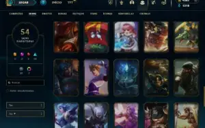 Esmeralda 3 com 90 Champs e 54 Skins + 4300 RP