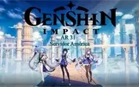 Conta Genshin Impact AR 31 com Yelan, Ayato e Keqing
