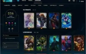 Conta Gold-226 skins-10 RunePage
