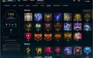 Conta Gold-226 skins-10 RunePage