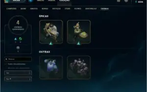Conta Gold-226 skins-10 RunePage
