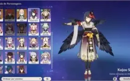 Conta Genshin impact AR57 - 10 Personagens 5* + 3 armas 5*