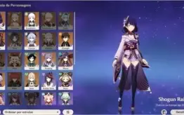 Conta Genshin impact AR57 - 10 Personagens 5* + 3 armas 5*