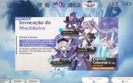Conta Genshin impact AR57 - 10 Personagens 5* + 3 armas 5*