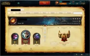 conta league of legends !! gold 5 com borda e skin !!
