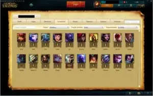 conta league of legends !! gold 5 com borda e skin !!