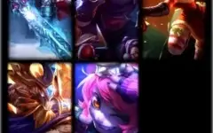 conta league of legends !! gold 5 com borda e skin !!