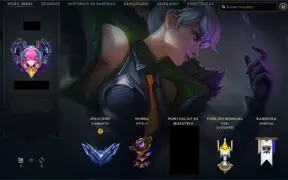 Conta LOL Diamante 1 - Todos os campeões - 272 skins