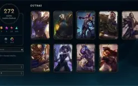 Conta LOL Diamante 1 - Todos os campeões - 272 skins