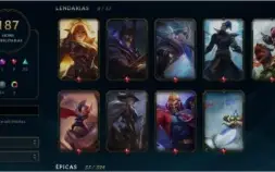 League of Legends Full Champion 187 skins