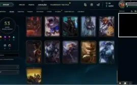 CONTA • LOL D4 C/SKINS TOP