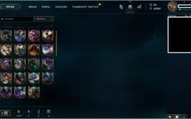 CONTA • LOL D4 C/SKINS TOP