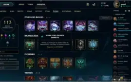 OFERTA!! CONTA PLATINA V, 116 CAMPEÕES, 37 SKINS!
