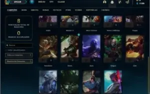 Conta prata 1 com 2 skins e 24 champs