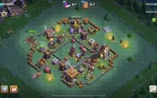 Clash of clans CV12 5⭐ + BC 9 + skins e itens