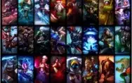 CONTA LEAGUE OF LEGENDS GOLD 5 - 85 CHAMPS - 40 SKINS!