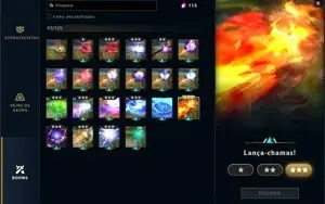 Vendo conta LOL/Valorant com varias skins