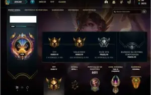 Conta ouro 4 com TODOS os champs e 135 skins