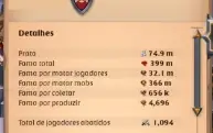 Conta albion full spec machados 700/700 com 74M de prata