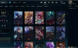 Conta League of Legends - 207 Skins - Único Dono