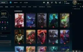Conta League of Legends - 207 Skins - Único Dono