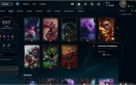 Conta League of Legends - 207 Skins - Único Dono