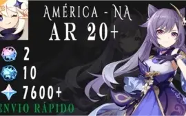 Keqing  AR20 +7k de gemas - Genshin Impact ✨