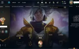 Vendo conta LOL c/ 177 skins nv 847 MMR Gold/Platina