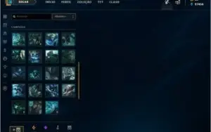 CONTA LEAGUE OF LEGENDS EX PLATINA