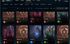 CONTA LEAGUE OF LEGENDS EX PLATINA