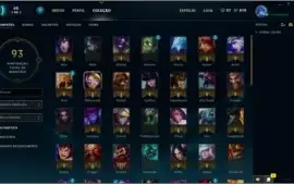 Conta LOL lvl 30 80Champs 60Skins