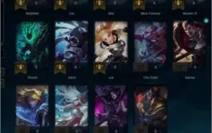 Conta League of legends lvl 30, 29 campeões unrranked!