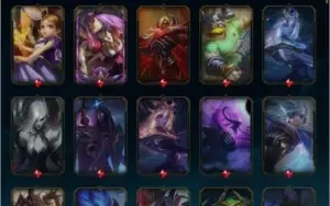 Conta LOL 334 skins mais de 6000 reais gastos