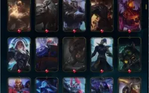 Conta LOL 334 skins mais de 6000 reais gastos
