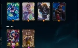 Conta LOL 334 skins mais de 6000 reais gastos