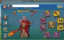 Lords mobile - t4, pacto 4, 6 exércitos, 3 familiares (bat)