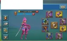 Lords mobile - t4, pacto 4, 6 exércitos, 3 familiares (bat)