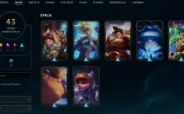 Conta League of Legends Full Acesso - 90 Champs e 43 Skins