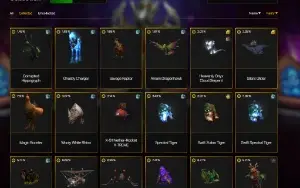 CONTA PARA COLECIONADORES DE MONTARIAS E TRANSMOG ANTIGOS