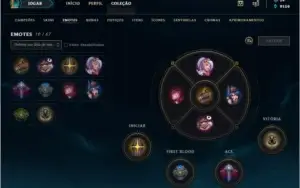 Conta lol platina 5 mmr bom