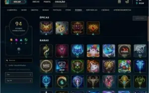 Conta lol platina 5 mmr bom