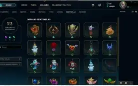 Conta LOL PLAT 2 Com 202 skins + cromas,sentinelas e +
