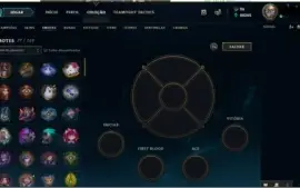 Conta LOL PLAT 2 Com 202 skins + cromas,sentinelas e +