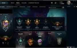 Conta LOL PLAT 2 Com 202 skins + cromas,sentinelas e +